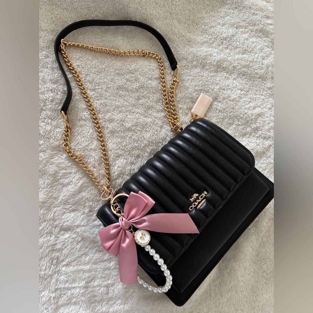 ‼️SOLD‼️COACH Klare Crossbody Bag Linear Quilting Napa Leather